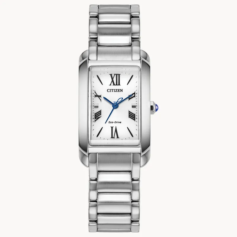 Citizen L Bianca White Dial Stainless Steel Bracelet EW5620-55A Citizen L Bianca White Dial Stainless Steel Bracelet EW5620-55A